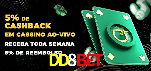 Promoções do cassino ao Vivo DD8Bet